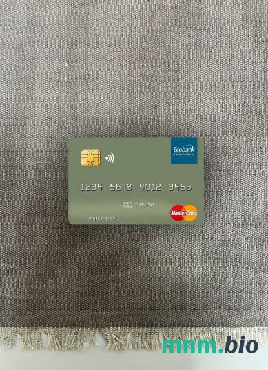 Togo Ecobank wygląd zdjęcia mastercard skan PSD + zdjęcie
